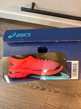 ASICS purple and Pink Womans Knit Running Shoes